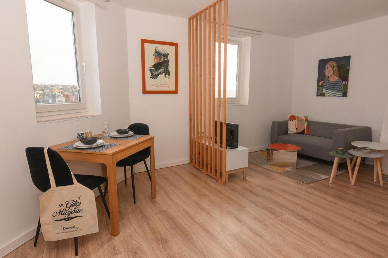La Belle Vue Appartement 2 Personnes Vue Port Dieppe Buitenkant foto